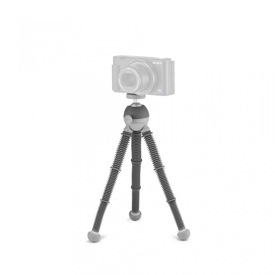 Joby PodZilla Medium Kit Mini-Stativ – bis 25 cm, 1 kg Traglast, 1/4" Gewinde – Grau
