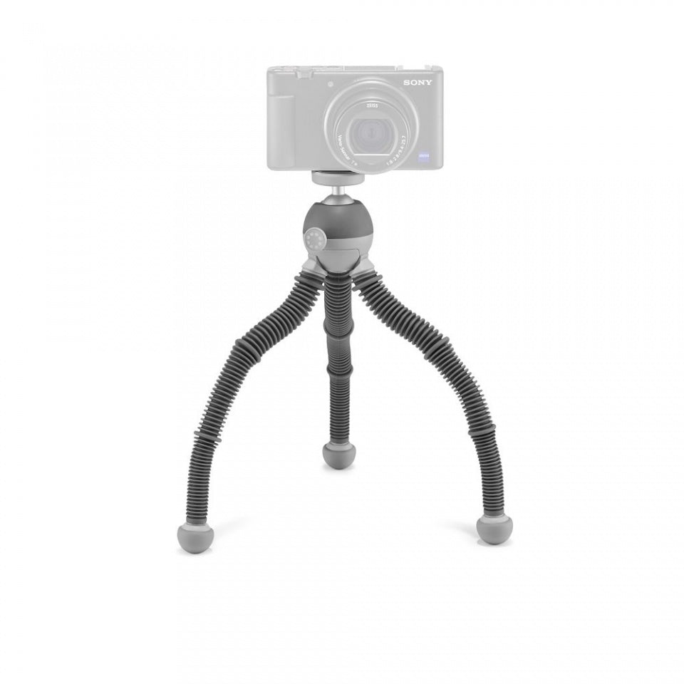 Joby PodZilla Medium Kit Mini-Stativ – bis 25 cm, 1 kg Traglast, 1/4" Gewinde – Grau