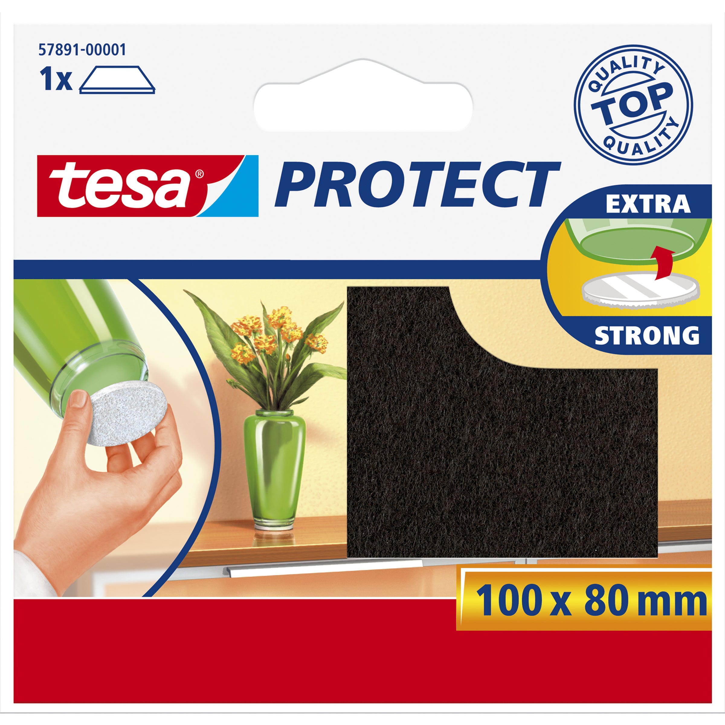 TESA Filzgleiter für Möbel – Filz