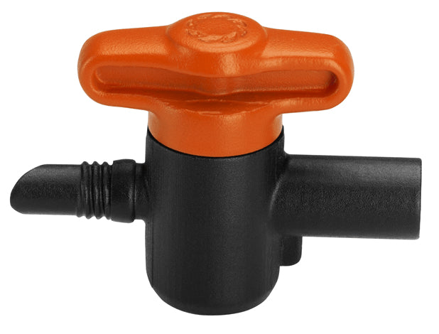 Gardena Regulierventil – Micro-Drip-System, Schwarz, Orange, für 4,6 mm Rohre