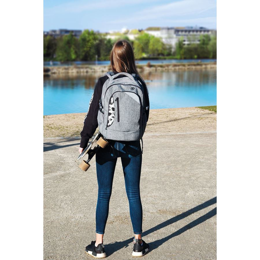 Eberhard Faber Schulrucksack X-Style – grau/schwarz, Polyester – 32 × 47 × 21 cm, 30 L, 1.100 g