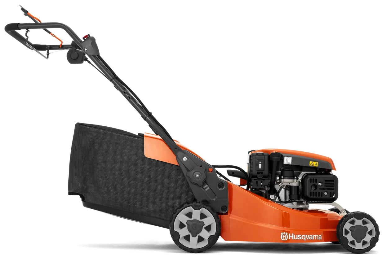 Husqvarna Rasenmäher LC 347VE – Schnittbreite 47 cm, Grasfangvolumen 55 l, Radantrieb, Gewicht 31,5 kg