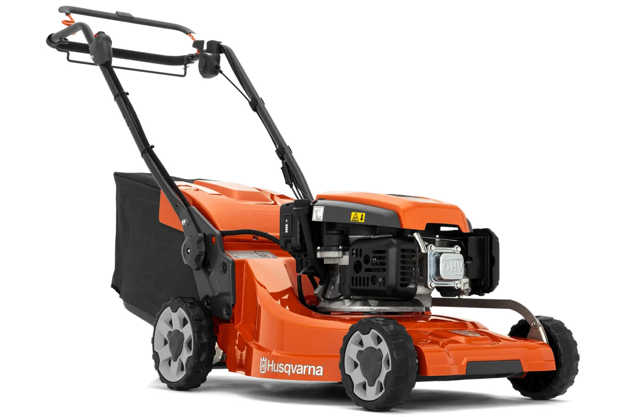 Husqvarna Rasenmäher LC 347VE – Schnittbreite 47 cm, Grasfangvolumen 55 l, Radantrieb, Gewicht 31,5 kg