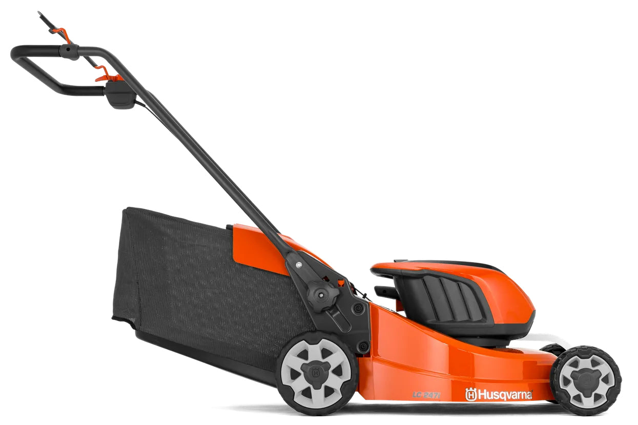 Husqvarna Akku-Rasenmäher LC 247i – Schnittbreite 47 cm, Fangvolumen 55 l, klappbar