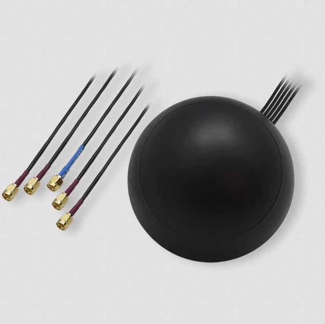 TELTONIKA NETWORKS PR1KCL28 – Dachantenne, 0,698–2,69 GHz, 3 dBi, SMA (männlich), 3 m, IP67, Schwarz