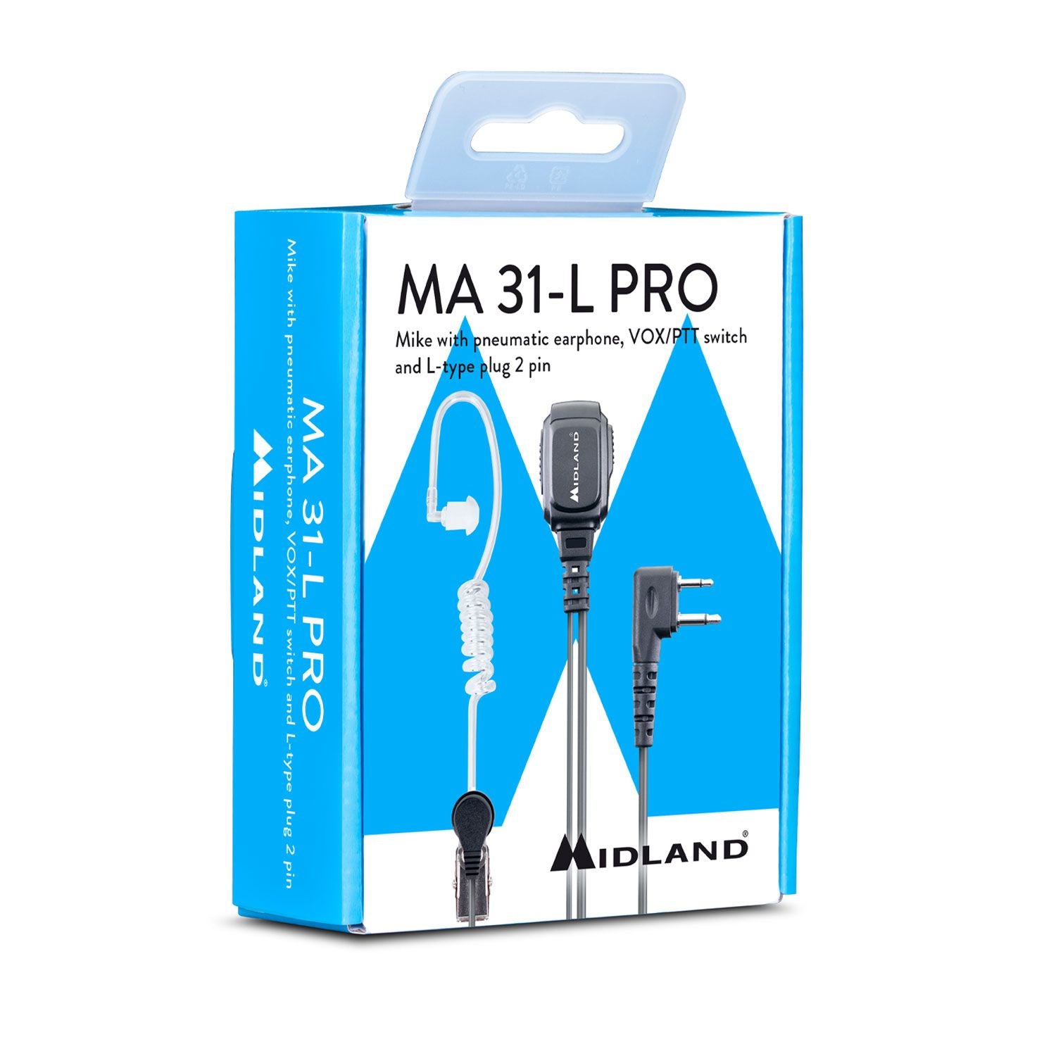 Midland MA31 L Pro Over-Ear Kopfhörer – Schwarz