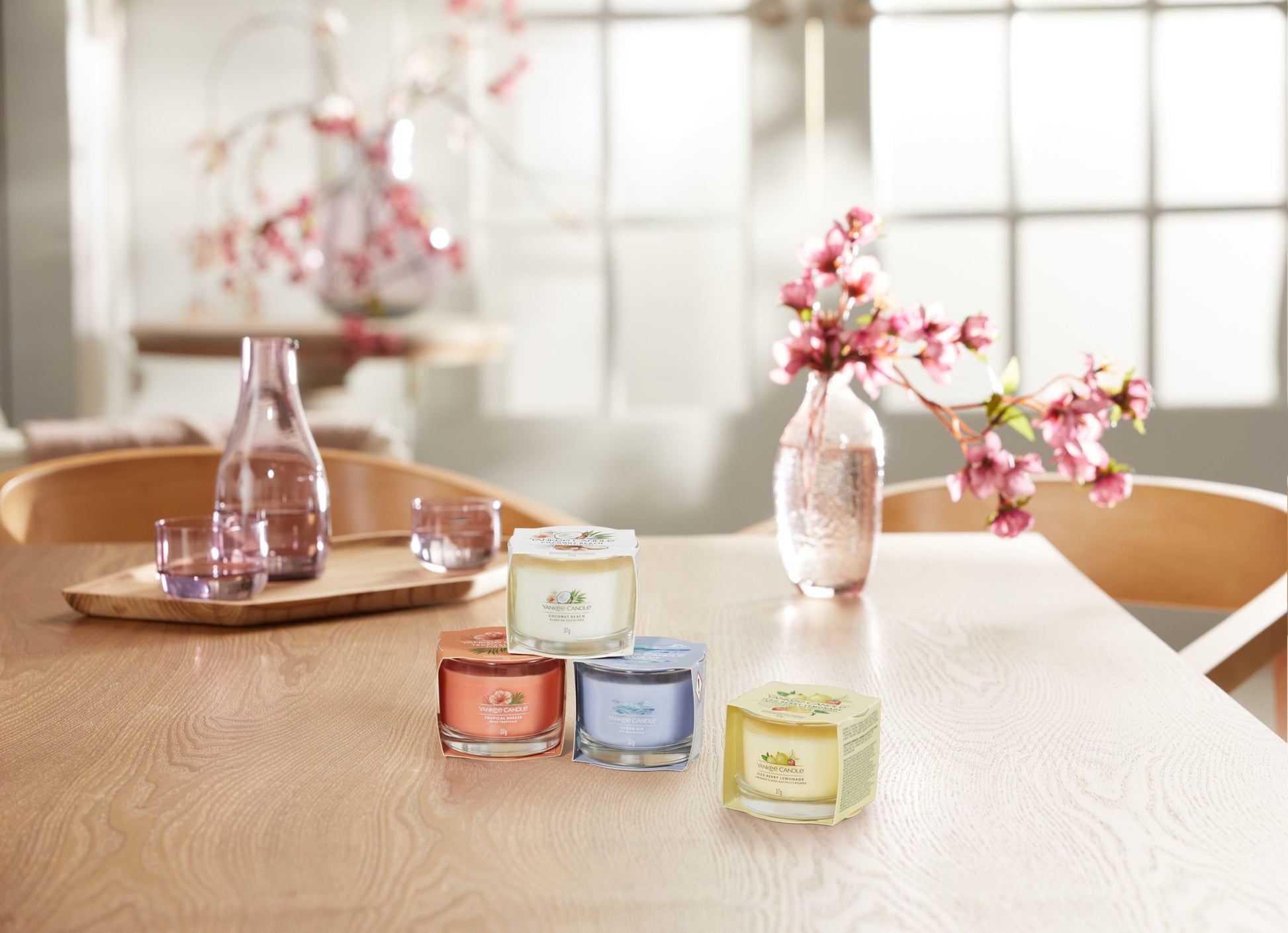 Yankee Candle Duftkerze – Ocean Air – Ø 5,4 × 4,5 cm – ca. 10 h