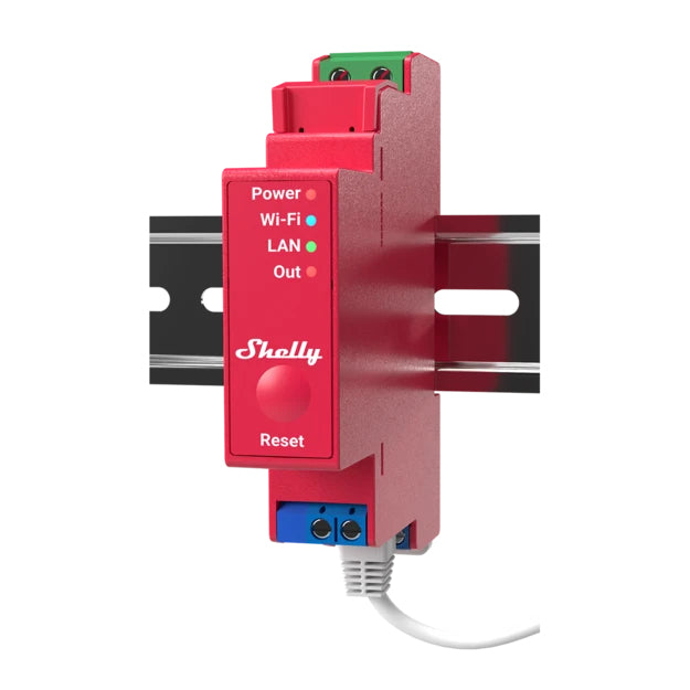 Shelly Pro 1PM – Energiezähler – 1-Phasen, 16 A, LAN/WLAN, DIN-Schiene
