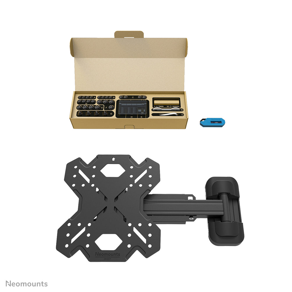 Neomounts Wandhalterung – Vollbeweglich – 32–55" – VESA 100×100–200×200 – bis 40 kg – WL40S-840BL12, Schwarz