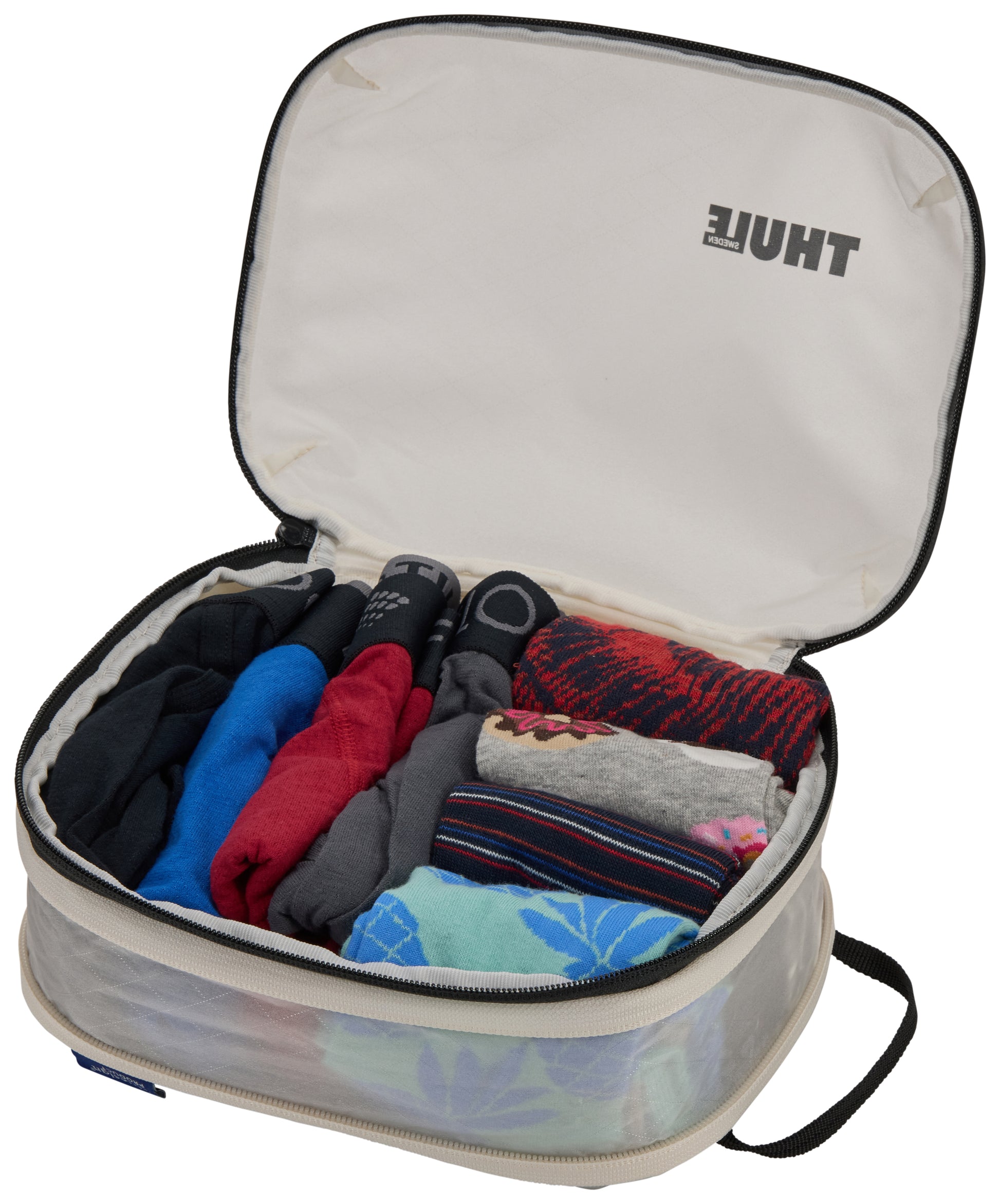 Thule Packungswürfel – mit Tragegriff, bluesign – 3 l – weiss – Nylon – 1 Stk.