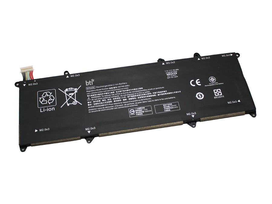 BTI EP04XL Notebook-Akku – für HP – 56 Wh, 7,7 V (4 Zellen) – Schwarz