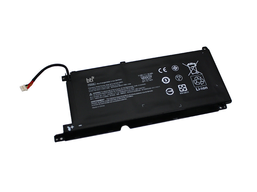 BTI Notebook-Akku – für HP-Notebooks – 53 Wh, 11,55 V (3 Zellen) – Schwarz