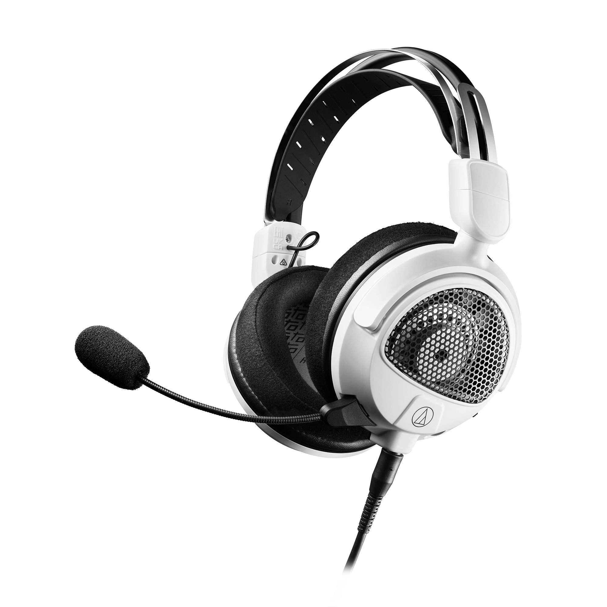 Audio-Technica ATH-GDL3 Gaming-Headset – On-Ear, Stereo, Kabelgebunden, 3,5 mm Klinke, Weiss