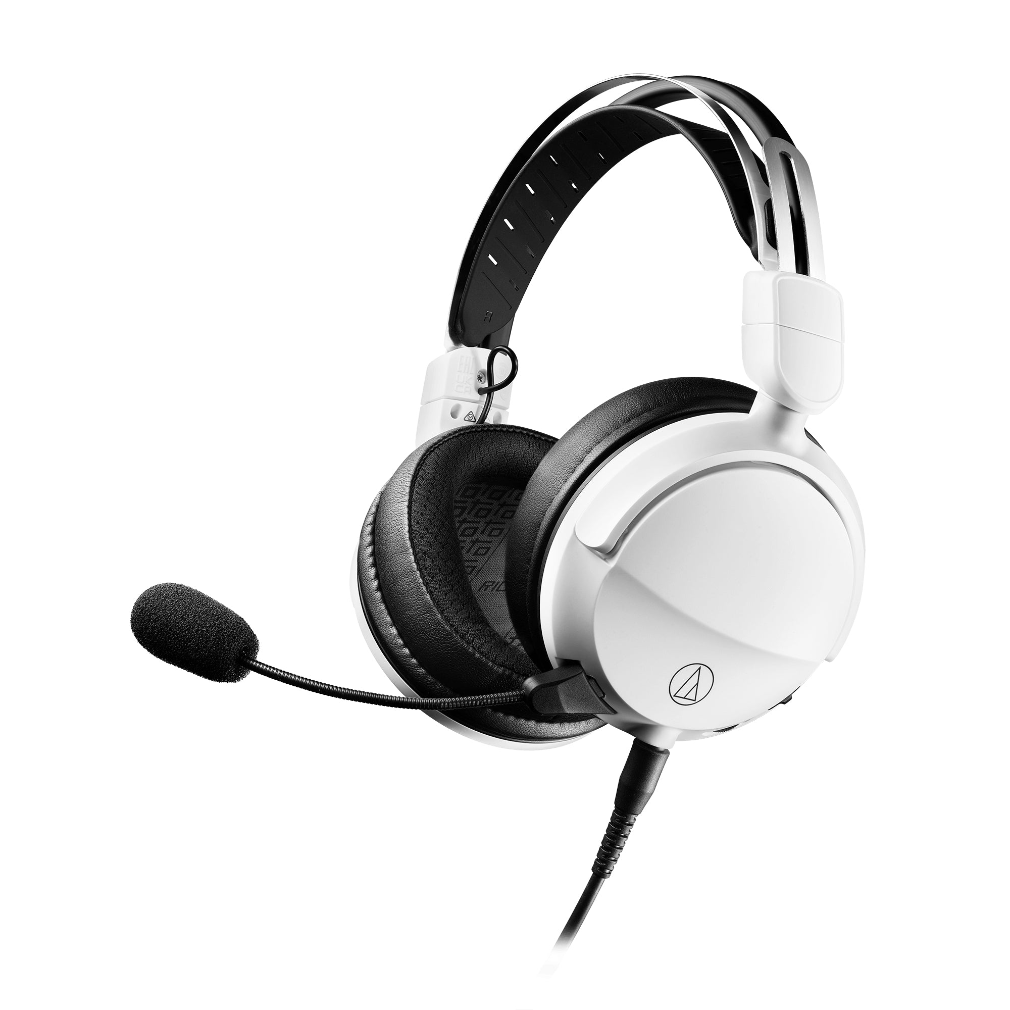 Audio-Technica ATH-GL3 Gaming-Headset – Over-Ear, Stereo, Kabelgebunden, 3,5 mm Klinke, Weiss