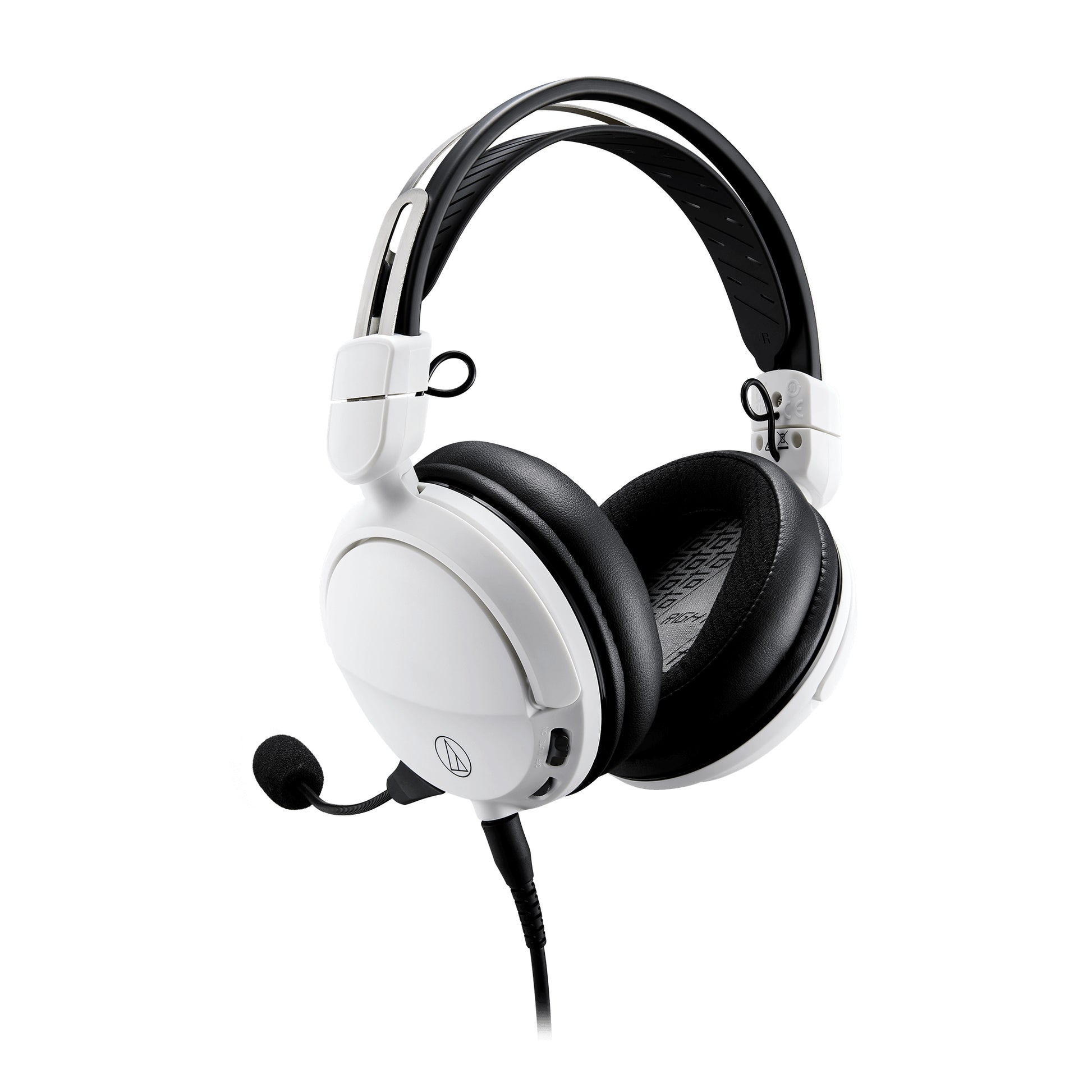 Audio-Technica ATH-GL3 Gaming-Headset – Over-Ear, Stereo, Kabelgebunden, 3,5 mm Klinke, Weiss