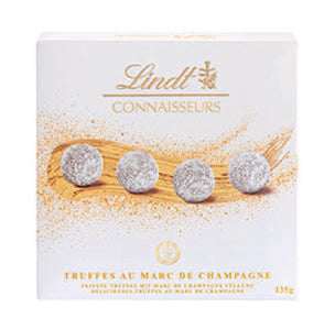 Lindt CONNAISSEURS Truffes – Marc de Champagne – 135 g