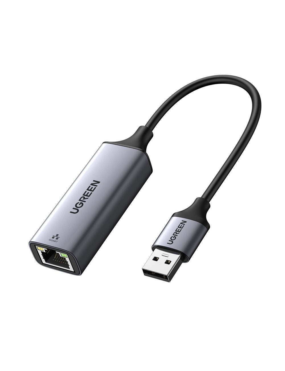 Ugreen 50922 USB-zu-Gigabit-Ethernet-Adapter – 1× RJ-45, Gigabit (1G), Aluminiumgehäuse, Space Gray