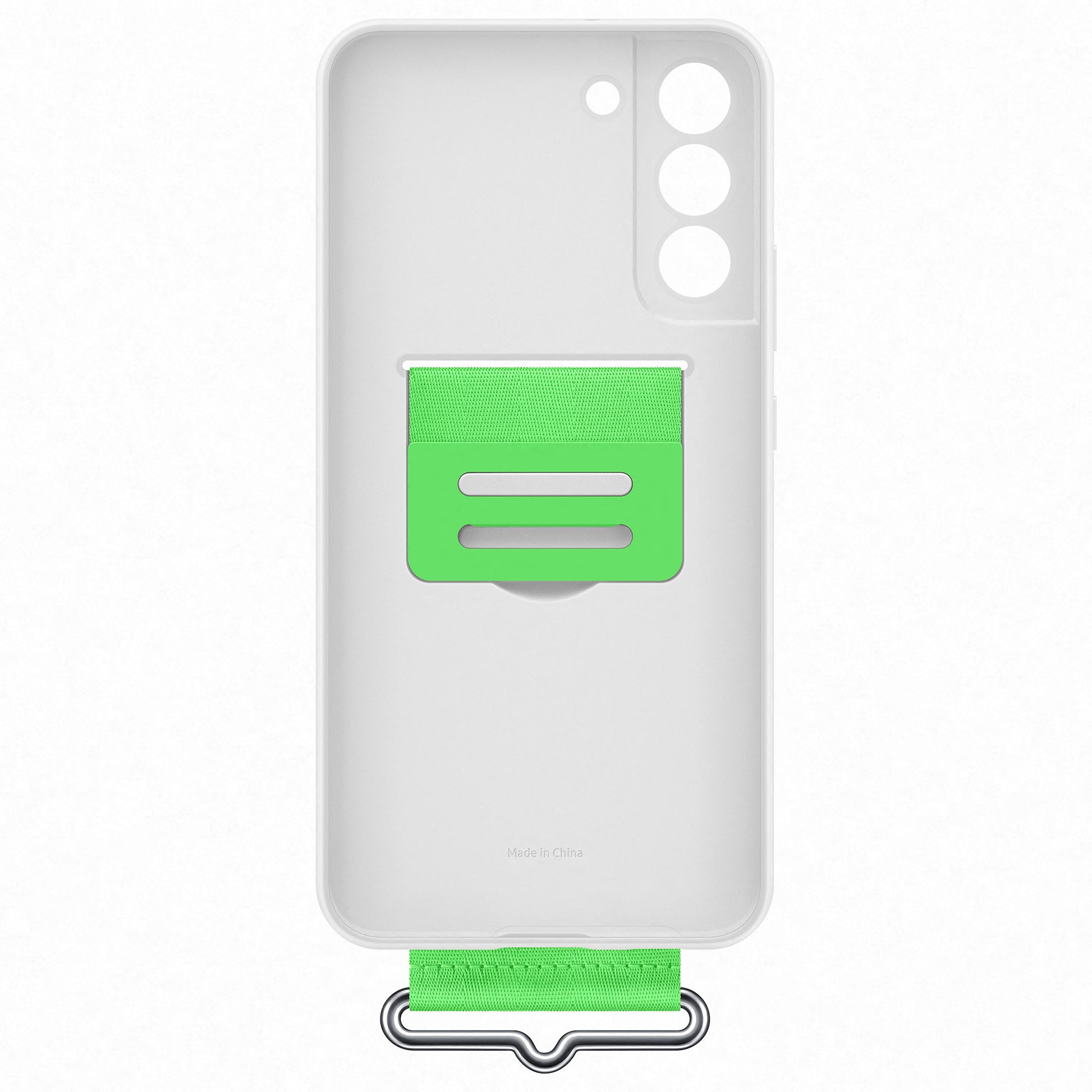 Samsung Backcover – für Samsung Galaxy S22+ – weiss – Silikon, mit Kordel