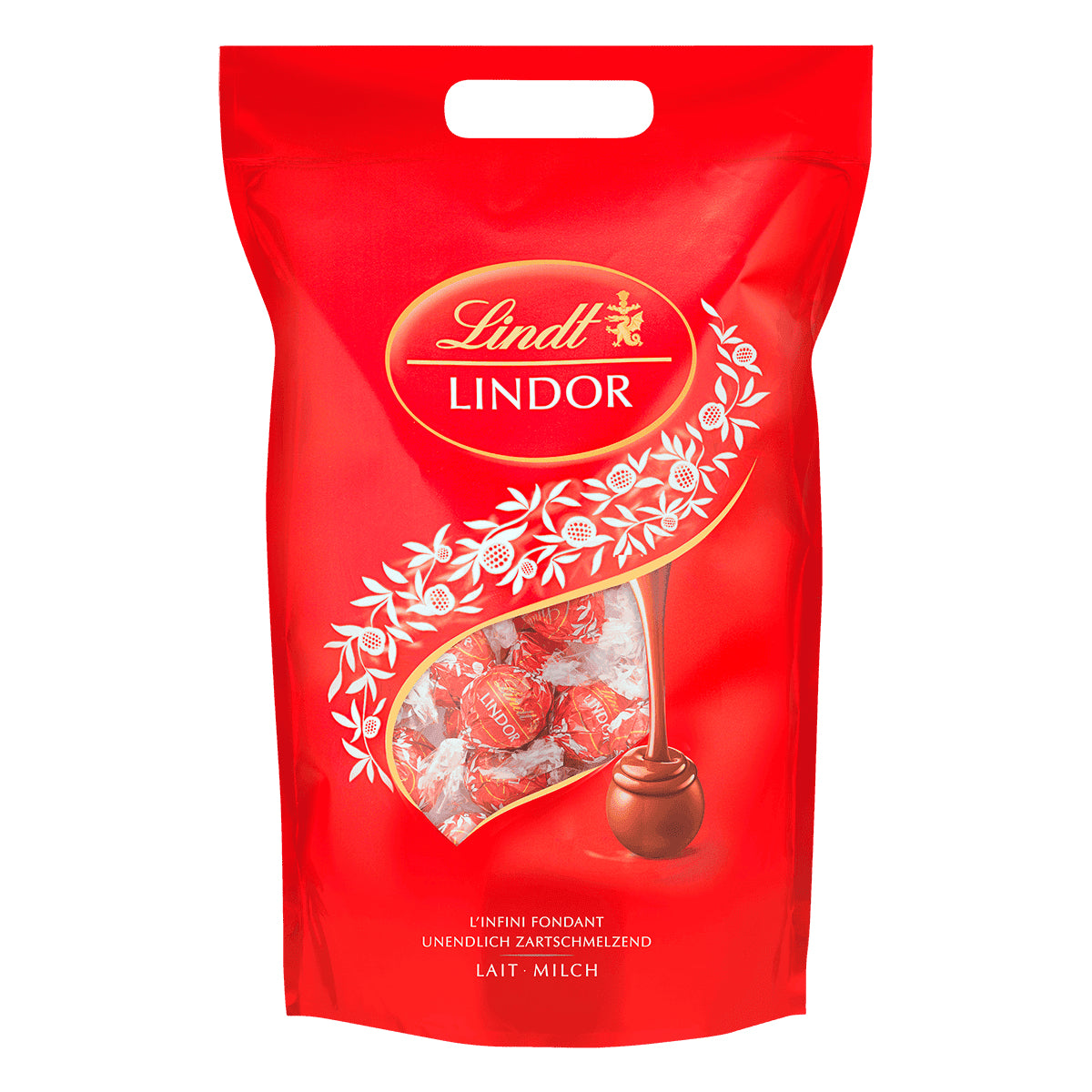 Lindt LINDOR Pralinés Kugeln – Milch, 80 Stück (1 kg)