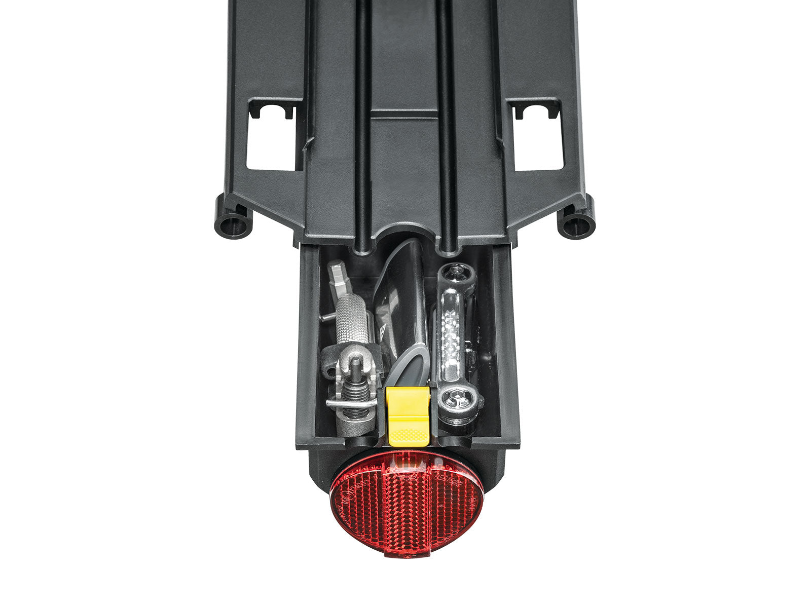 Topeak MTX Beamrack EX Gepäckträger – mit Reflektorhalter – für MTX Körbe – bis 7 kg – schwarz