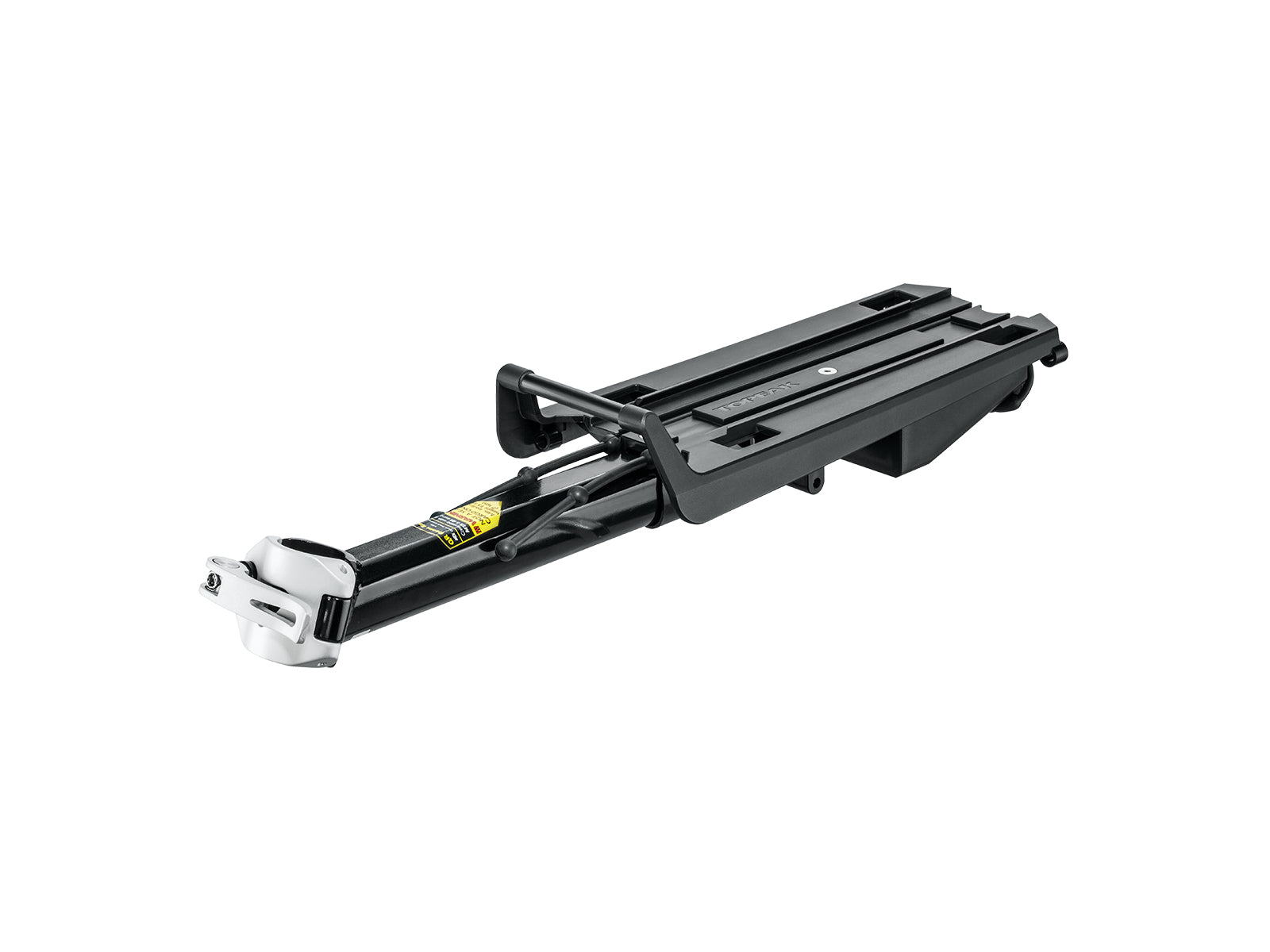 Topeak MTX Beamrack EX Gepäckträger – mit Reflektorhalter – für MTX Körbe – bis 7 kg – schwarz