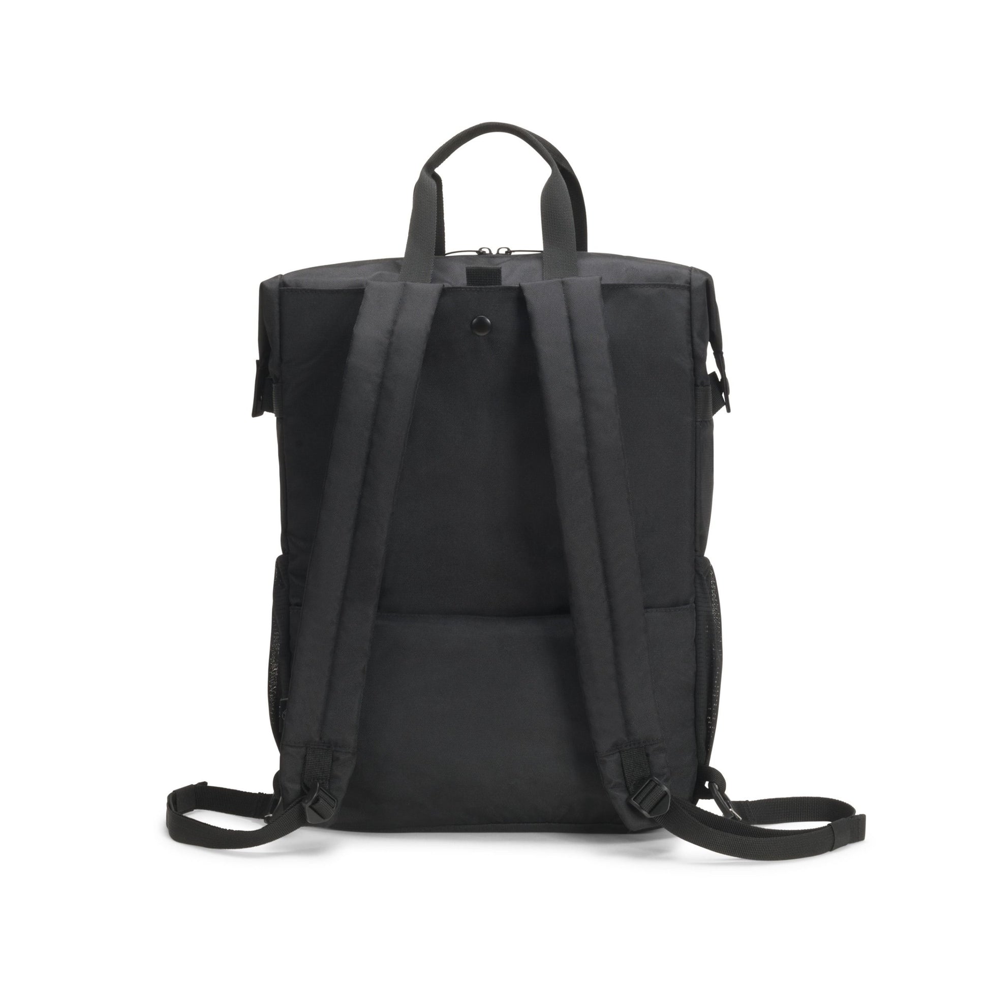 DICOTA Notebook-Rucksack bis 15,6" – Tablet-Fach, aus recyceltem PET – Schwarz