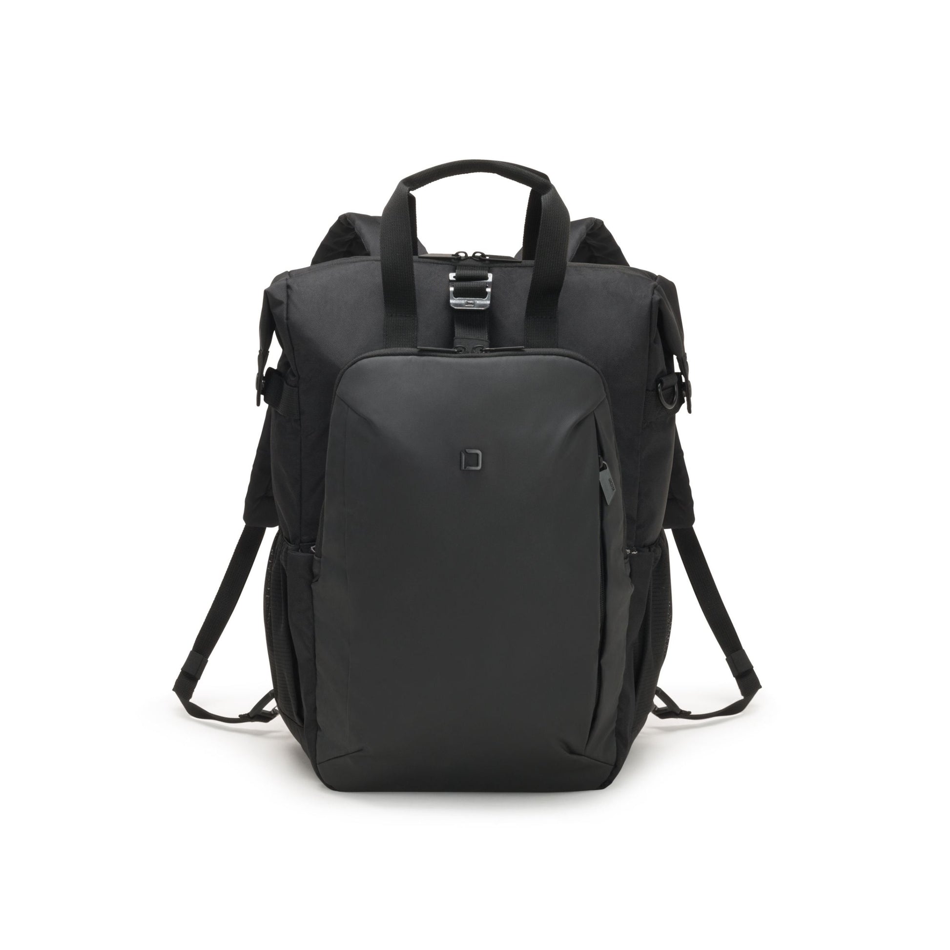 DICOTA Notebook-Rucksack bis 15,6" – Tablet-Fach, aus recyceltem PET – Schwarz