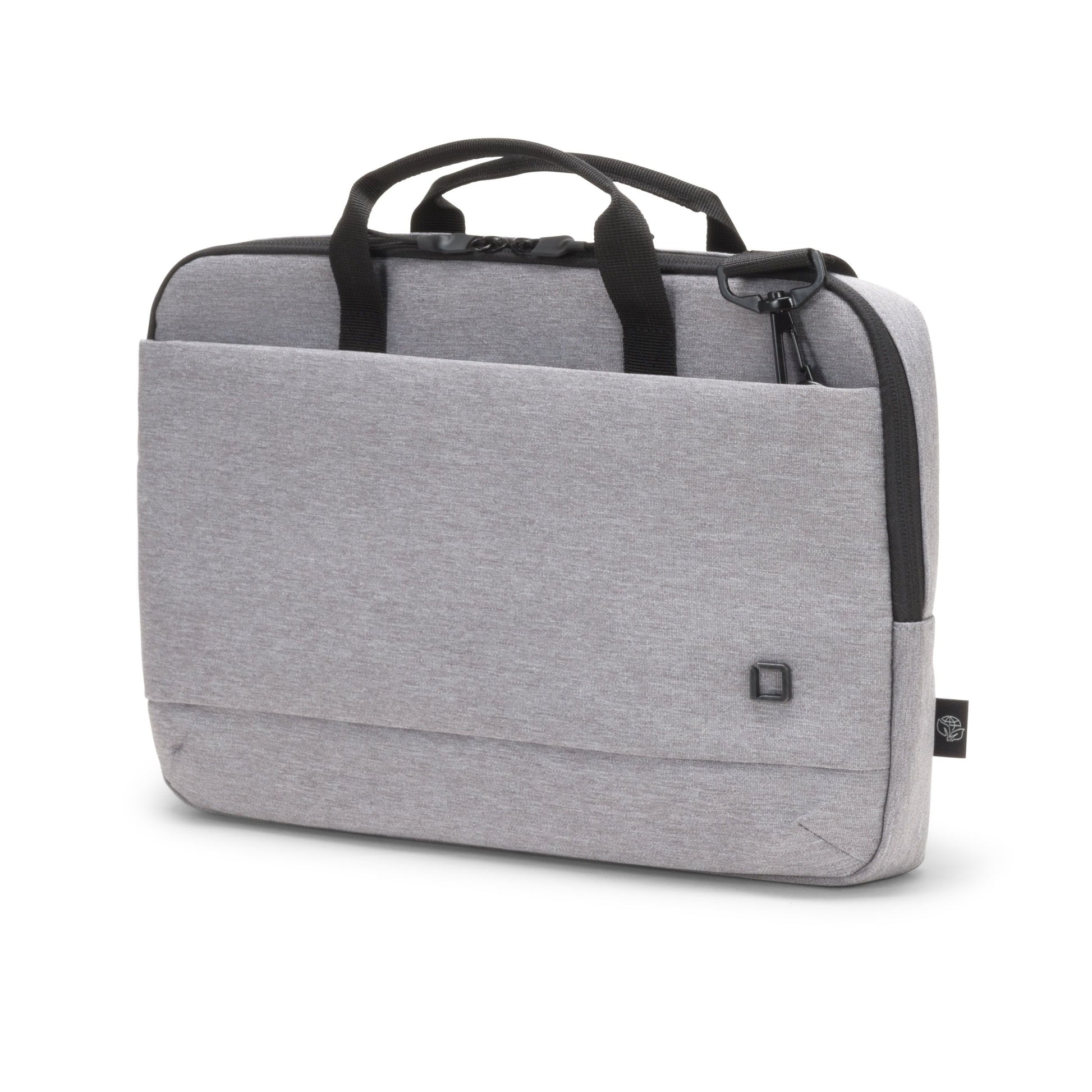 DICOTA Notebook-Tasche bis 11,6" – abnehmbarer Schultergurt, Trolley-Band – Grau