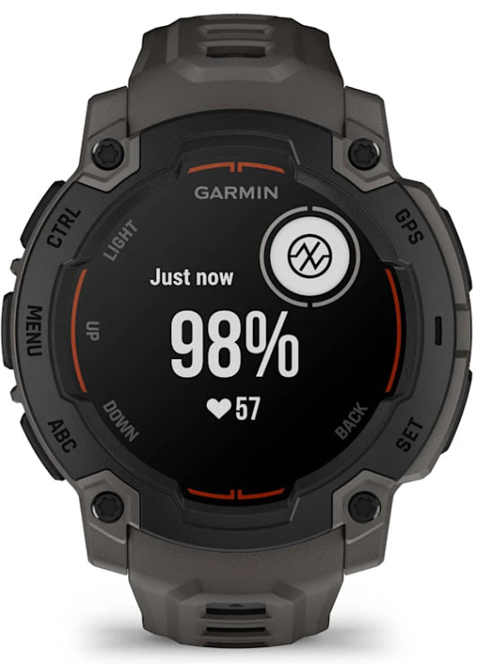 Garmin Instinct E – GPS-Smartwatch – 45 mm, Bluetooth, Schwarz, Sportarmband