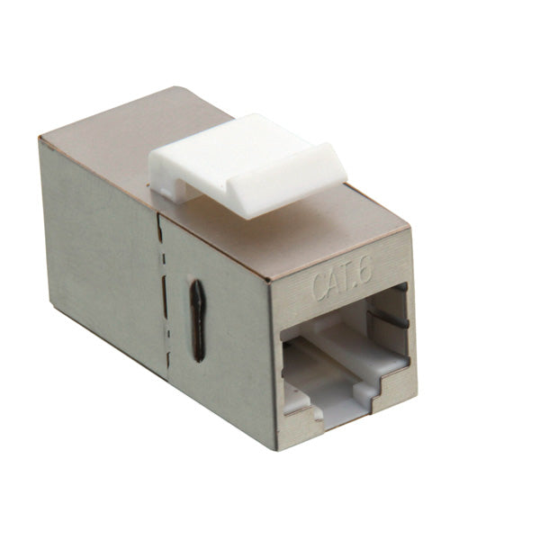 VALUE Keystone RJ-45 Kupplung – 1× RJ-45, geschirmt, Kat. 6, Metall
