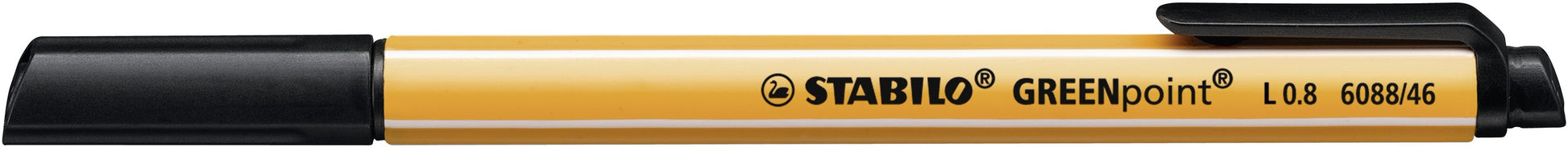 STABILO Filzstifte GREENpoint, Strichbreite 0,8 mm, 4 Farben
