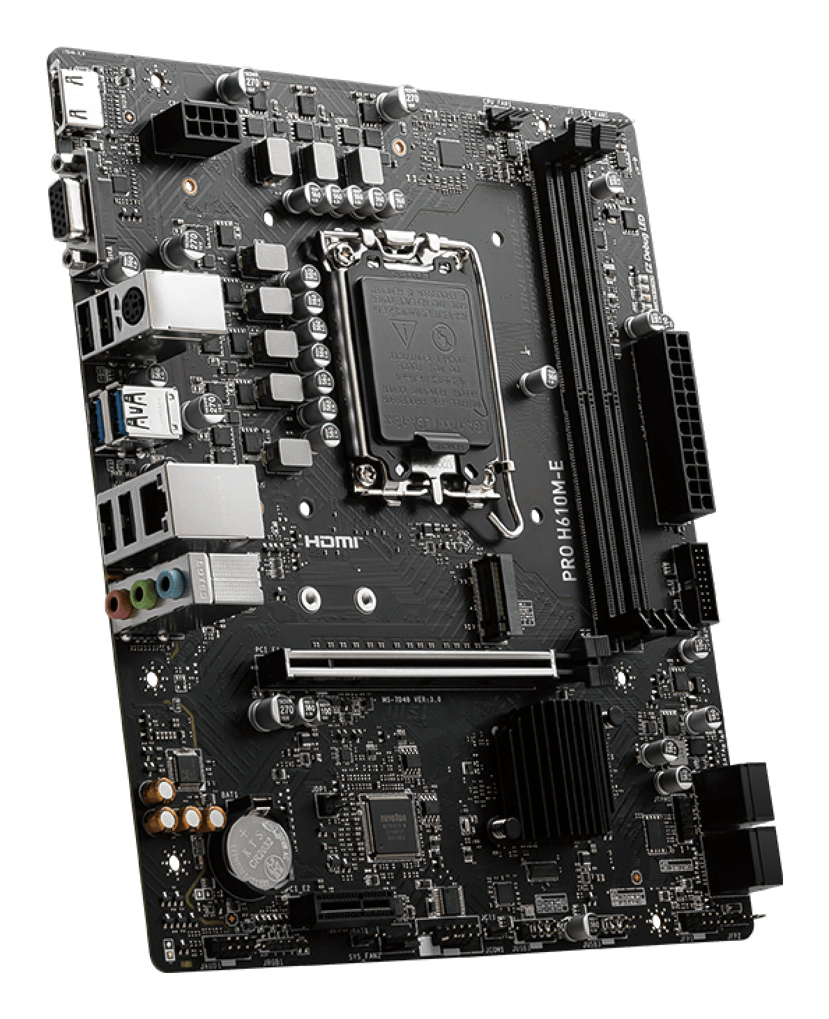 MSI PRO H610M-E – Mainboard – LGA 1700, Intel H610, mATX, DDR5, 96 GB