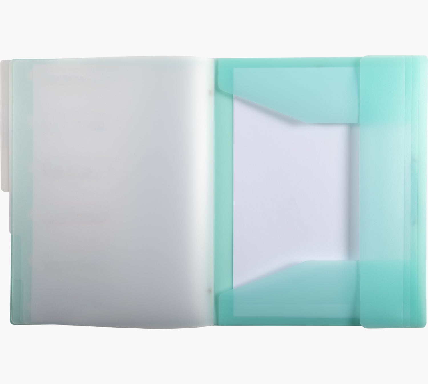 Exacompta Chromaline A4 Fächermappe – 6 Fächer, Gummiband, Polypropylen (PP), mehrfarbig, 3 Klappen, 5 Stk.
