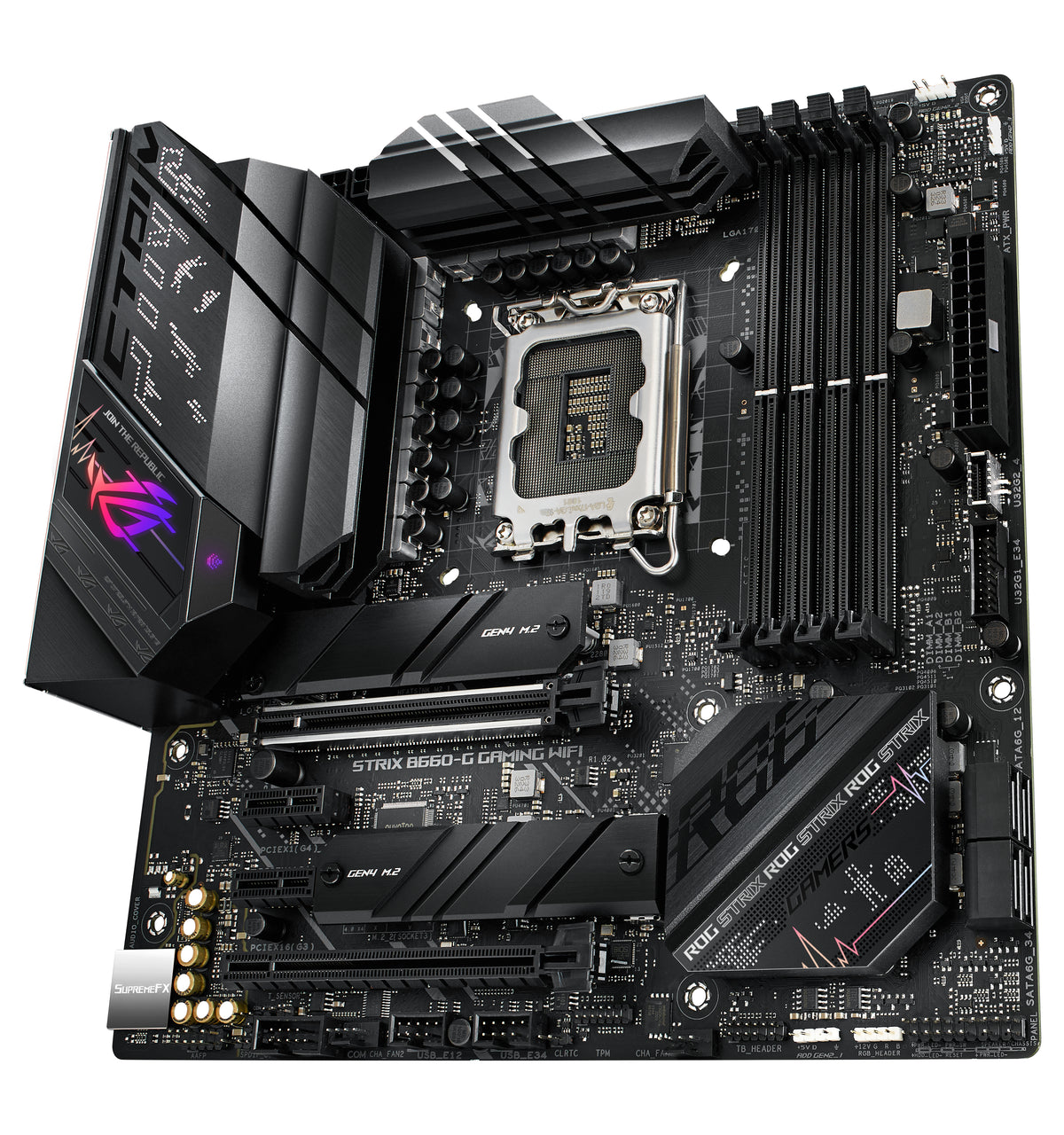 ASUS ROG STRIX B660-G GAMING WIFI – Mainboard – LGA 1700, Intel B660, mATX, DDR5