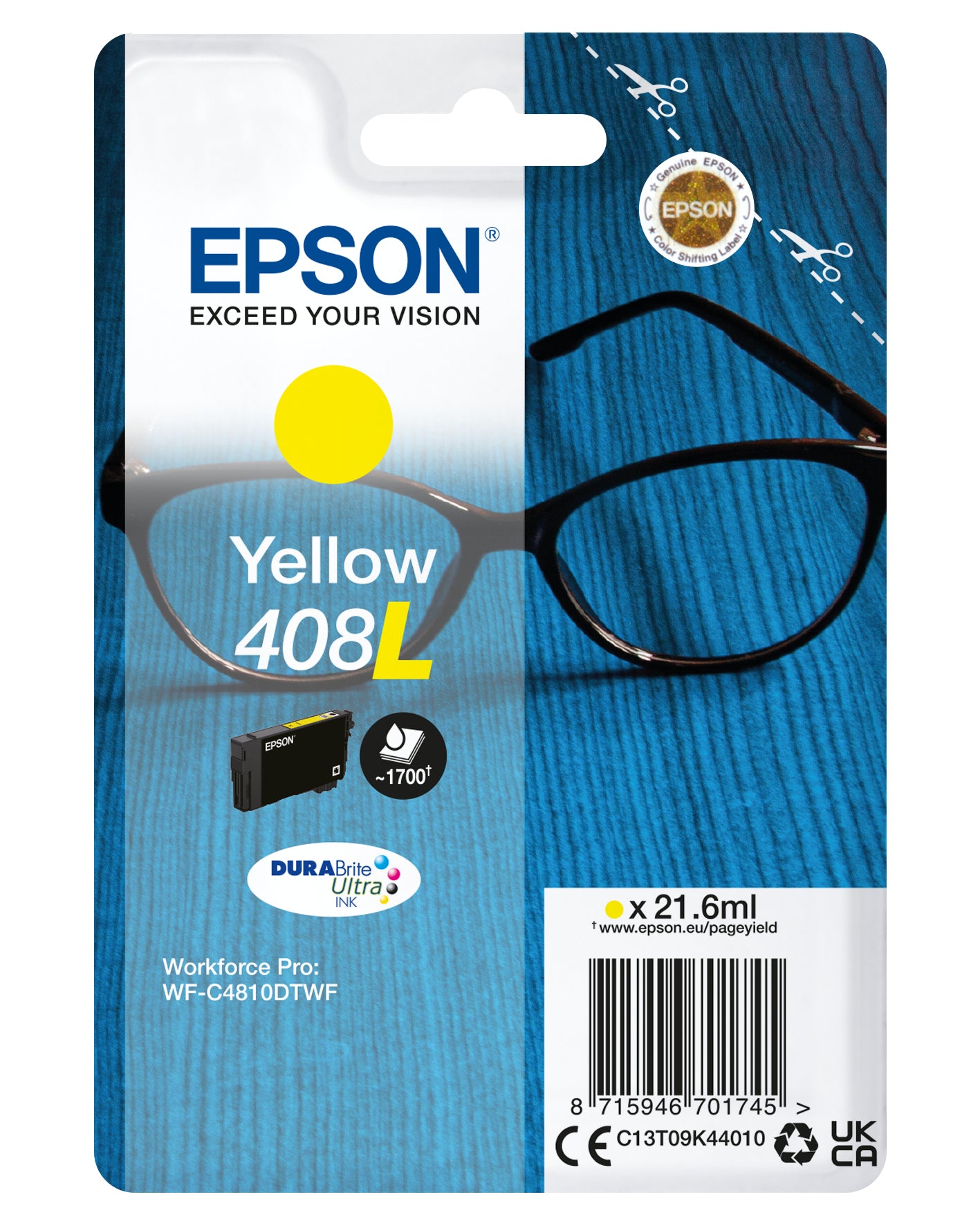Epson Tintenpatrone 408L – Original, XL