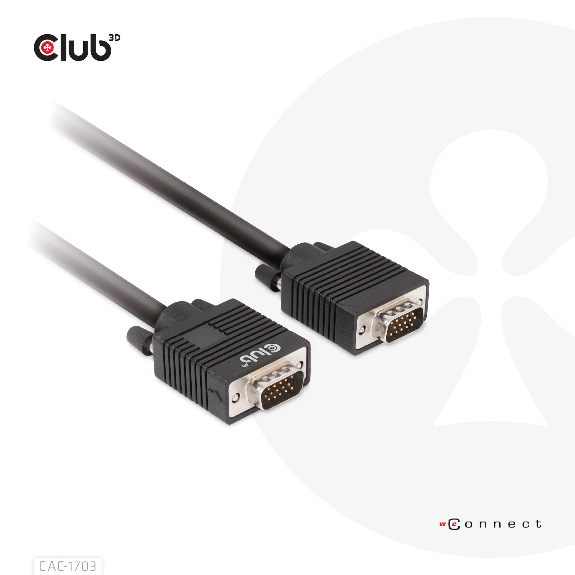 CLUB3D VGA Kabel (VGA M–M) – 1080p – 3 m