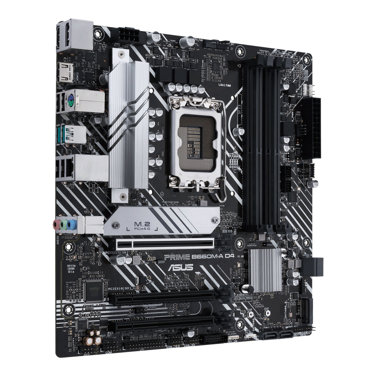 ASUS PRIME B660M-A D4 – Mainboard – LGA 1700, Intel B660, mATX, DDR4, 128 GB