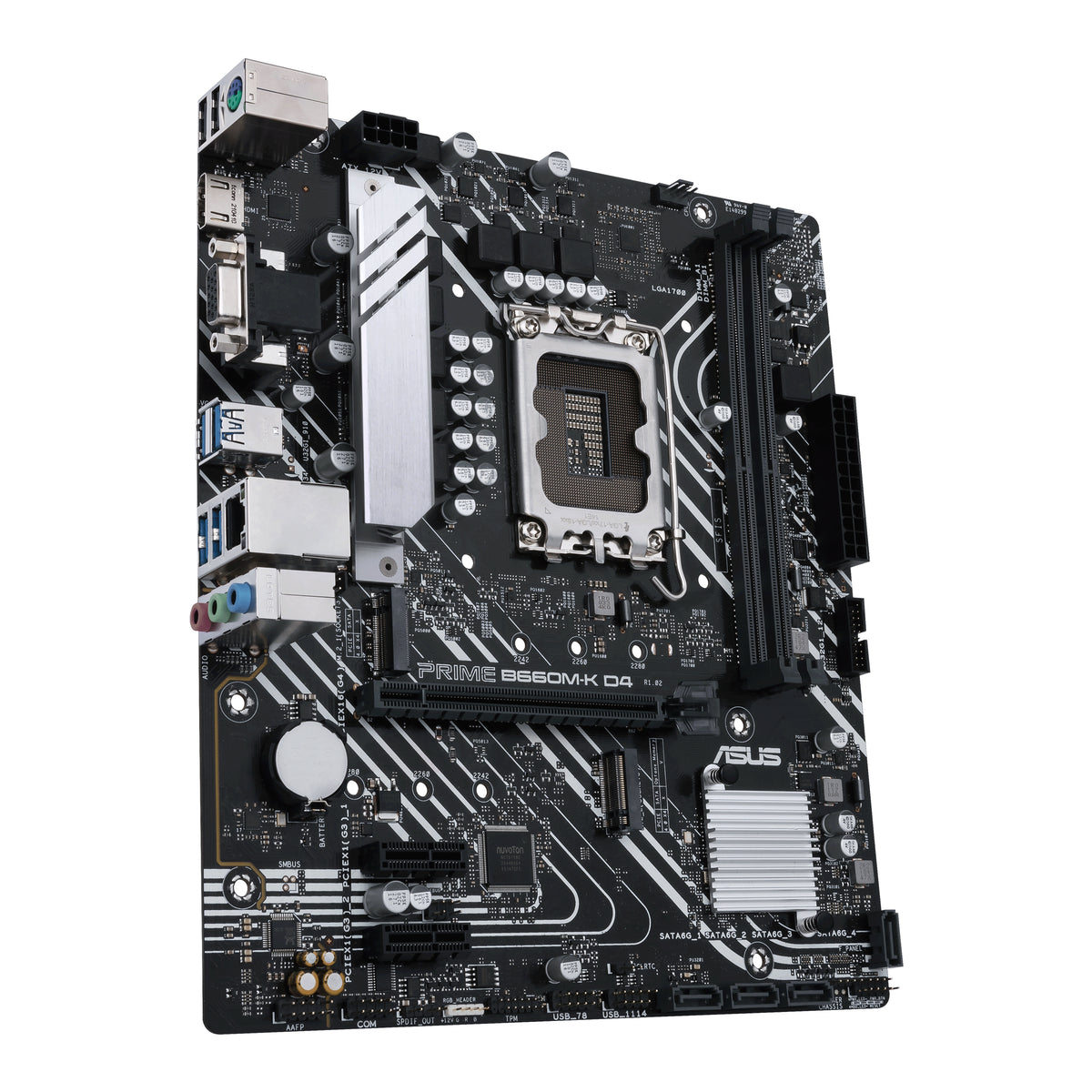 ASUS PRIME B660M-K D4 – Mainboard – LGA 1700, Intel B660, mATX, DDR4