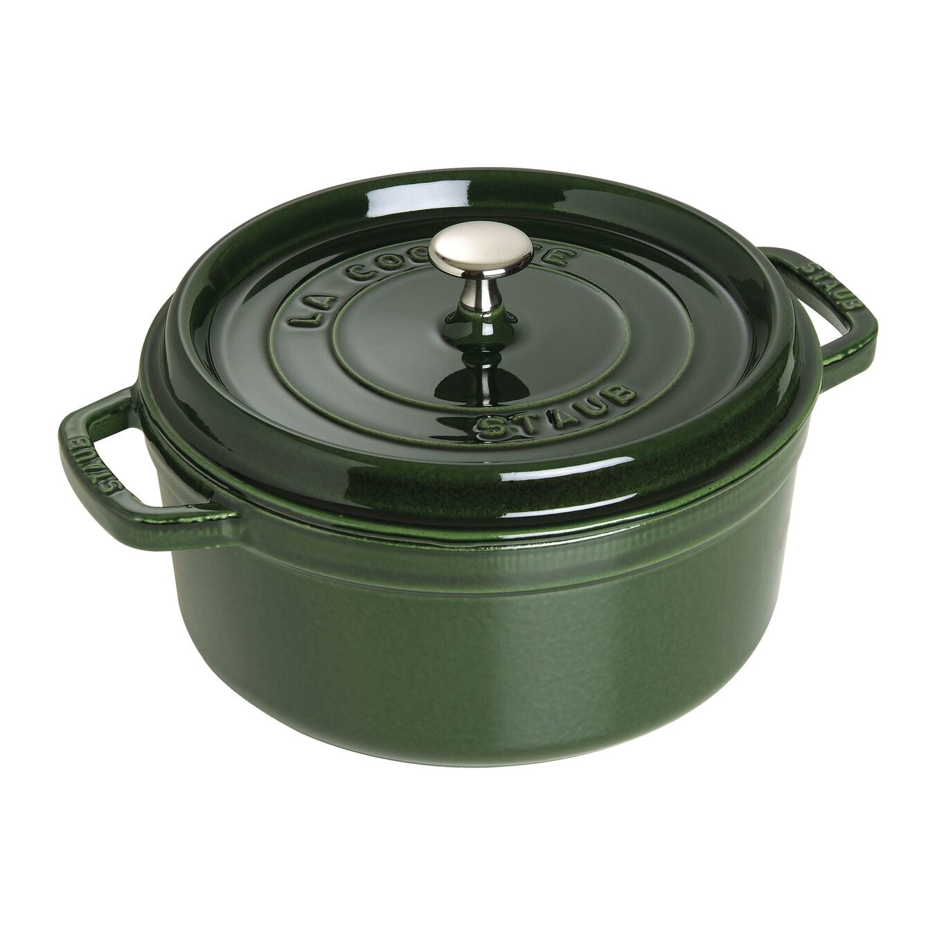 ZWILLING Kochtopf La Cocotte – 3,8 l, Ø 24 cm, Gusseisen, Emaille, für Induktion, Gas, Glaskeramik, Grün