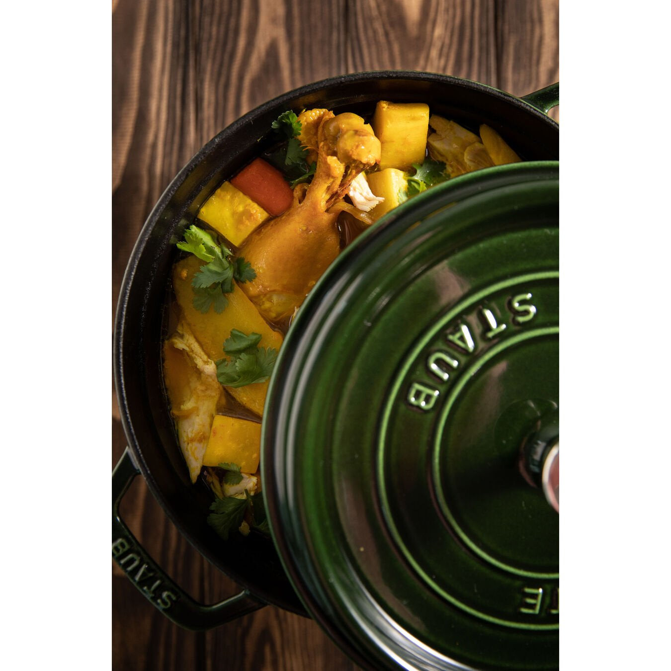 ZWILLING Kochtopf La Cocotte – 3,8 l, Ø 24 cm, Gusseisen, Emaille, für Induktion, Gas, Glaskeramik, Grün