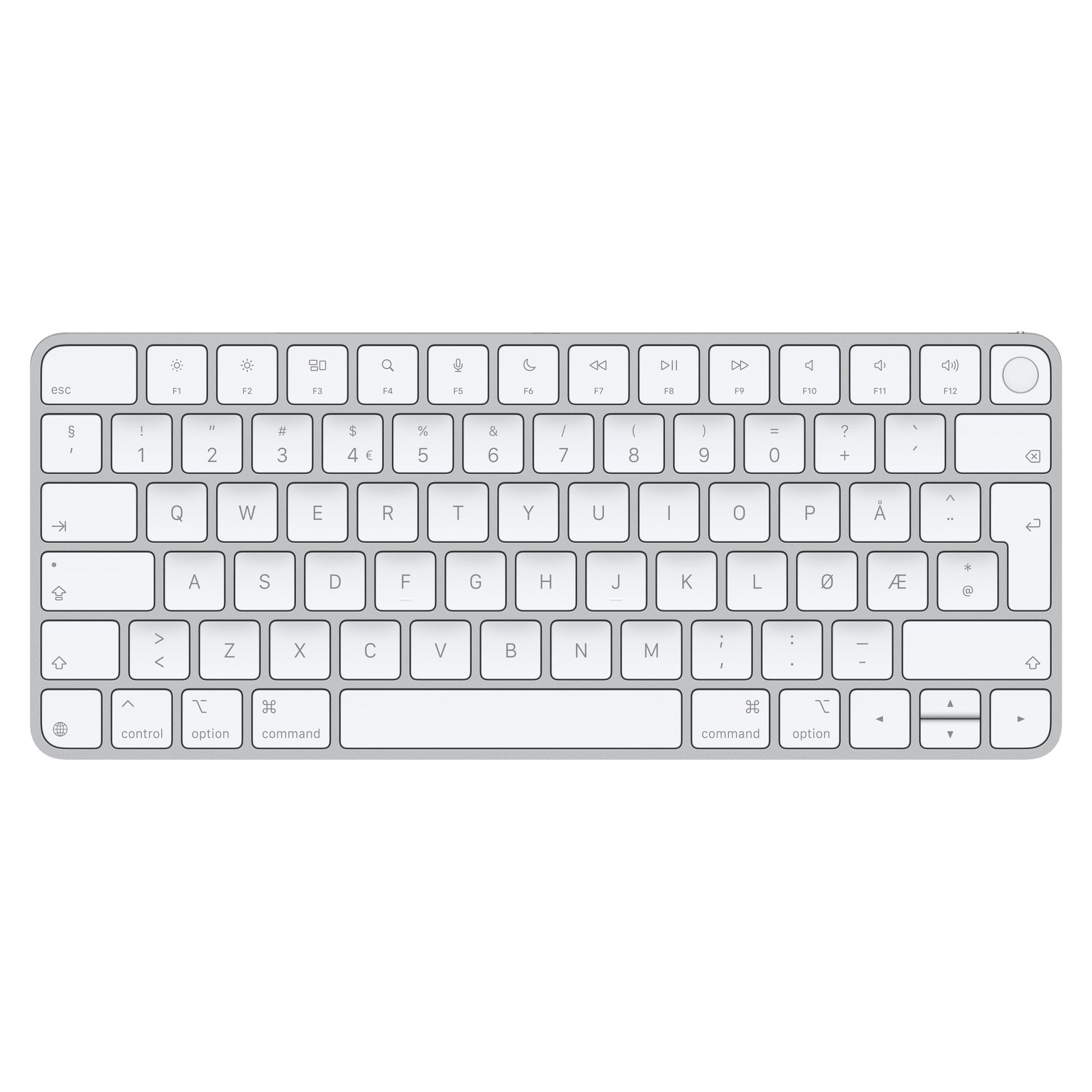 Apple Magic Keyboard mit Touch ID – TKL-Tastatur – Bluetooth & USB-C – für Mac (Apple Silicon)