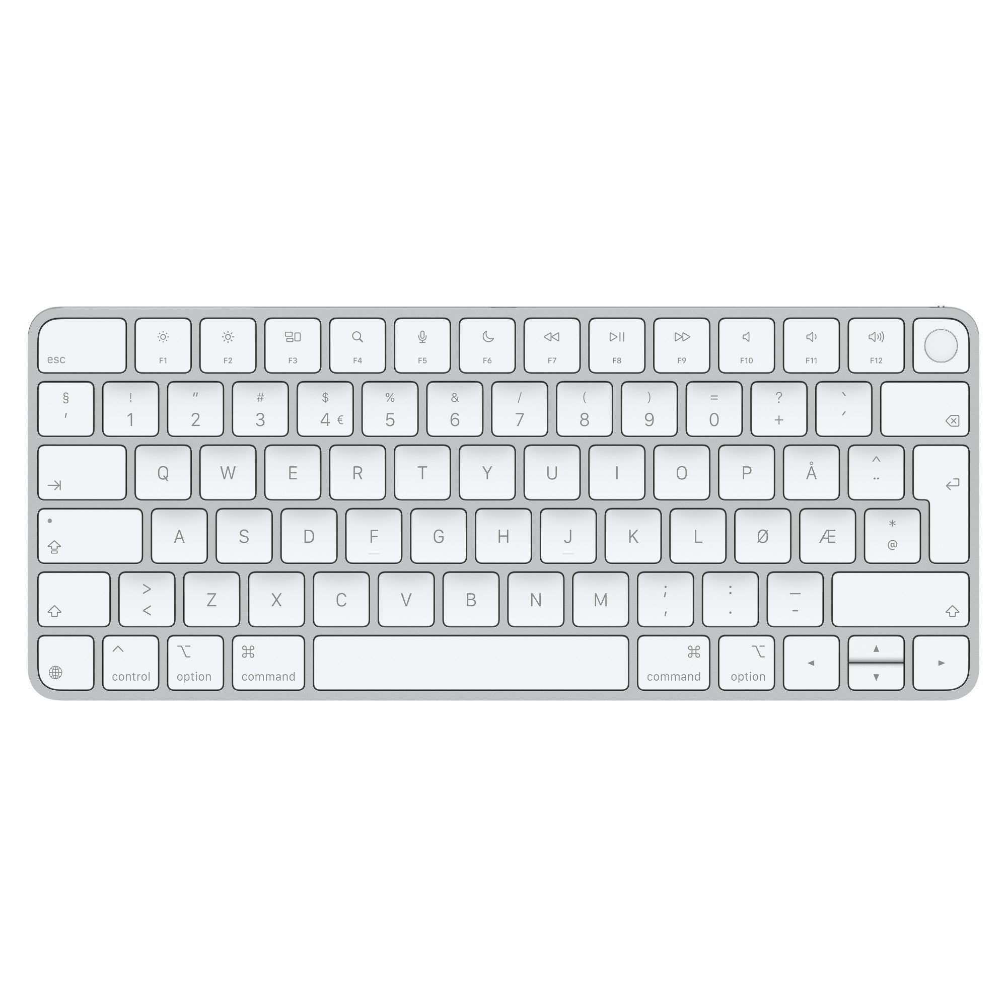 Apple Magic Keyboard mit Touch ID – TKL-Tastatur – Bluetooth & USB-C – für Mac (Apple Silicon)
