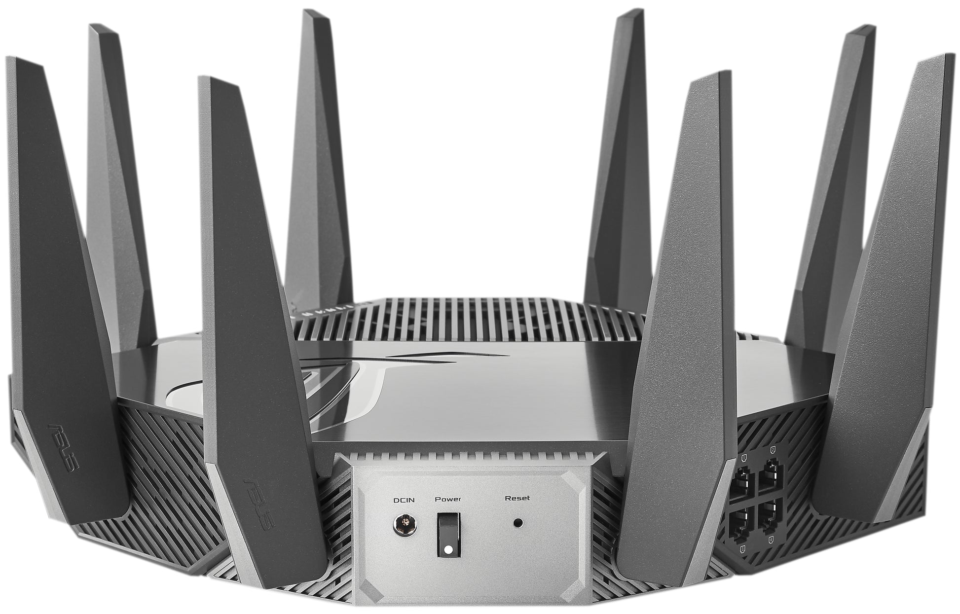 ASUS GT-AXE11000 Tisch-Router – Wi-Fi, Ethernet – Netzstrom 110–240 V – 328 × 328 × 179 mm