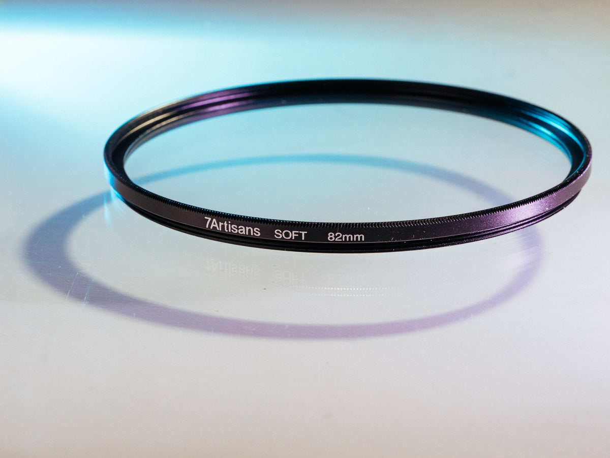 7Artisans SOFT-52mm Objektiv-Weichfilter – Aluminium/Glas – Transparent, Schwarz