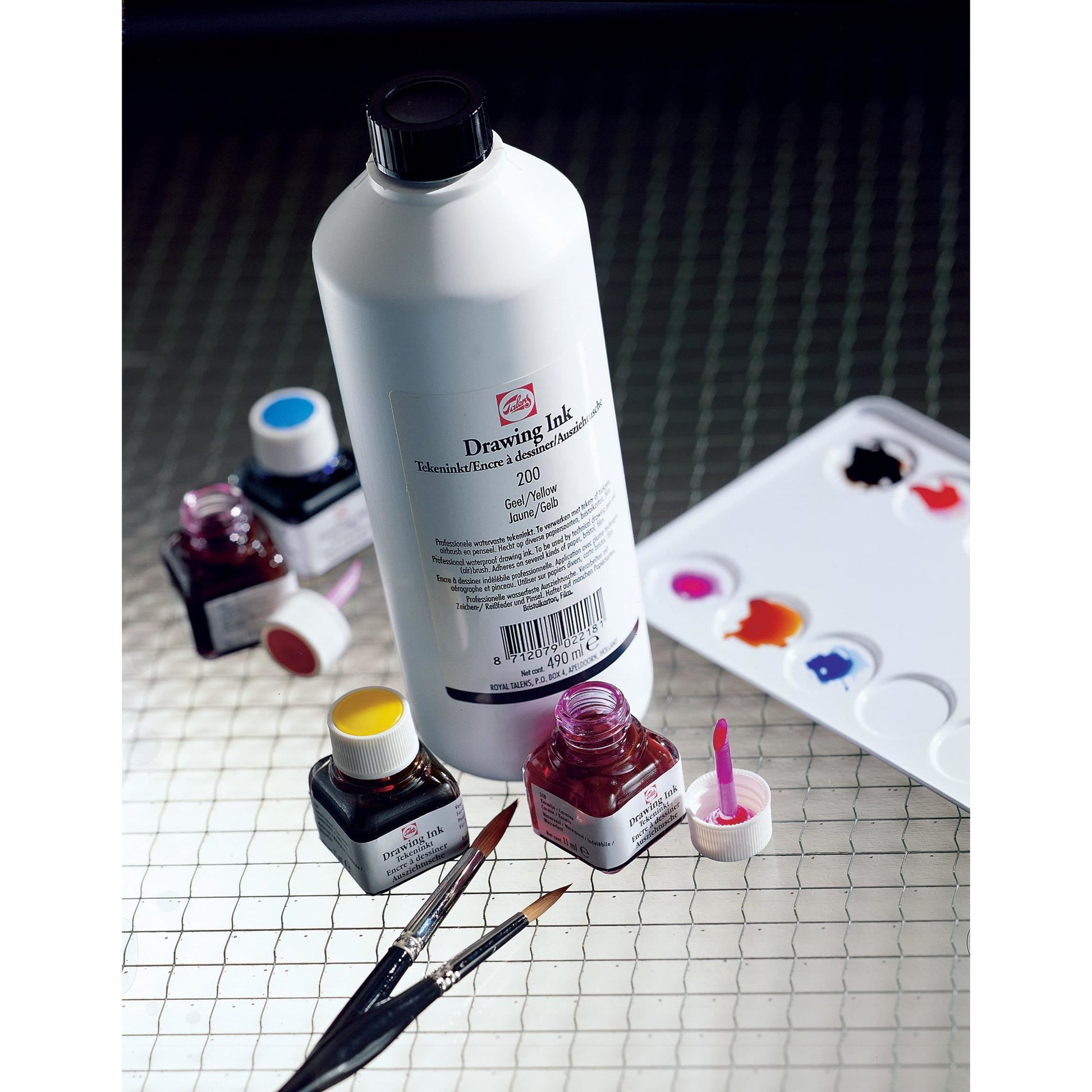 Talens Zeichentusche – Schwarz – 490 ml