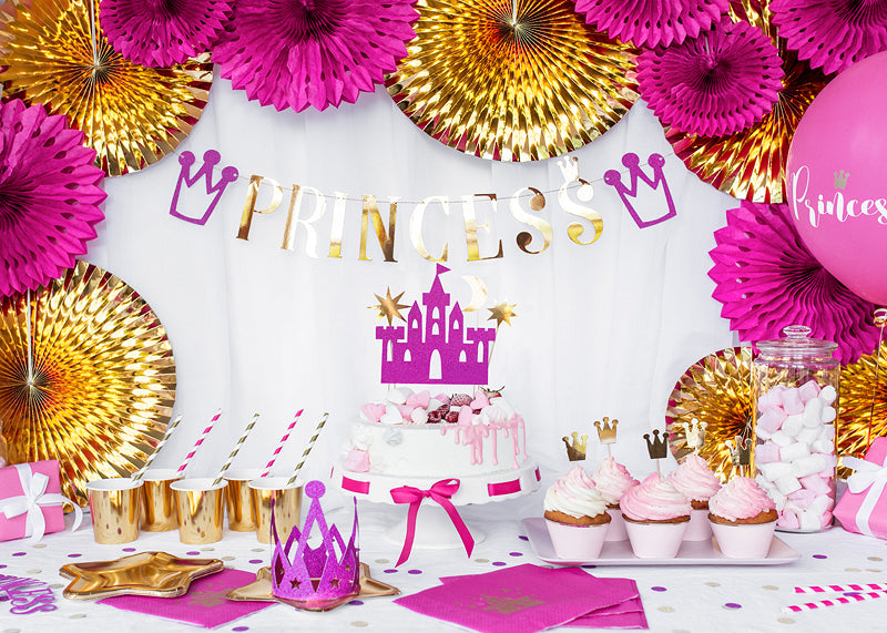 PartyDeco Rosetten – Gold – Ø 23, 32, 40 cm – Papier – 3 Stk