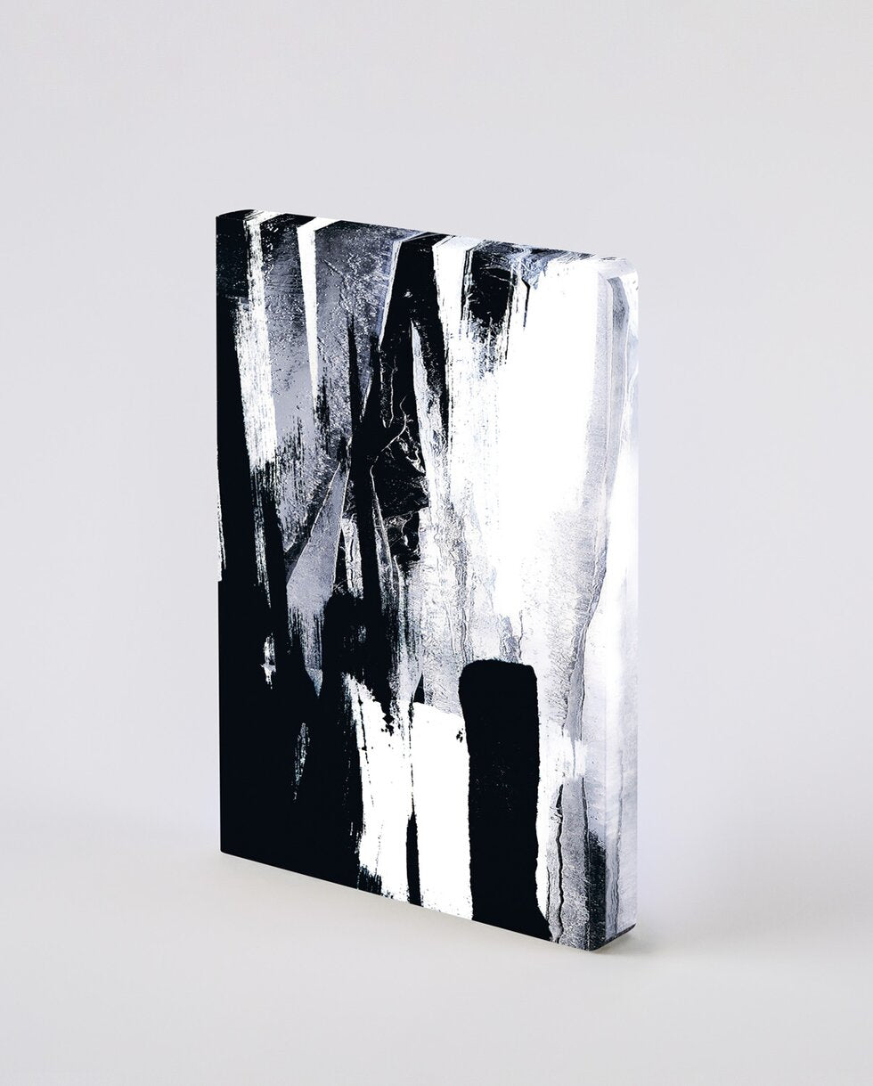 nuuna Notizbuch A5, 256 Seiten – schwarz, weiss