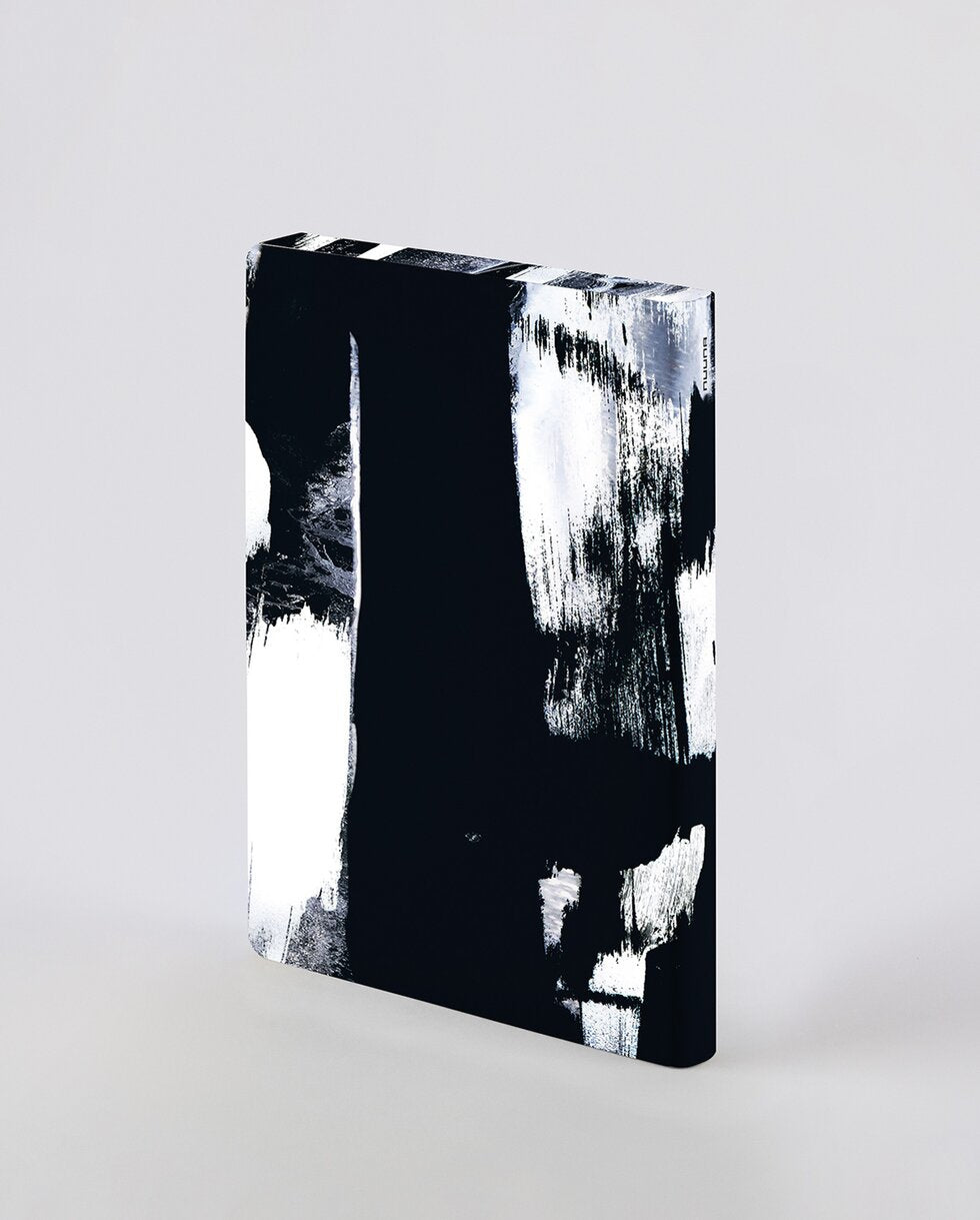 nuuna Notizbuch A5, 256 Seiten – schwarz, weiss