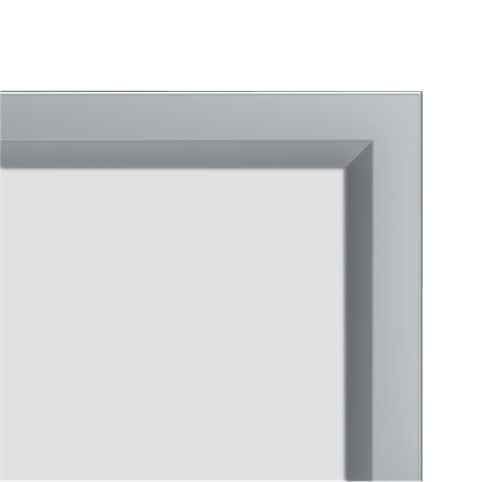 Nobo Impression Pro Plakatrahmen – für A3 – Klapprahmen – Weiss – Aluminium – 339×463×17 mm