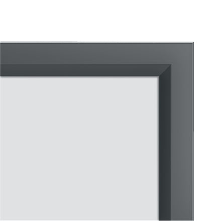 Nobo Plakatrahmen Impression Pro – für A3 – Klapprahmen – schwarz – Aluminium – 339×463×17 mm
